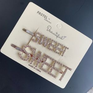 “Sweet” Silver Hair Bobby Pin